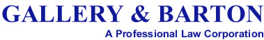 Gallery & Barton - a Professional Law Corporation